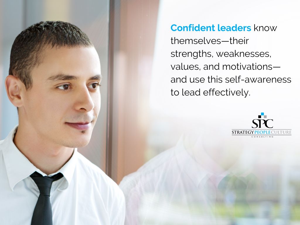 Self Aware Leader Looking Outside The Window