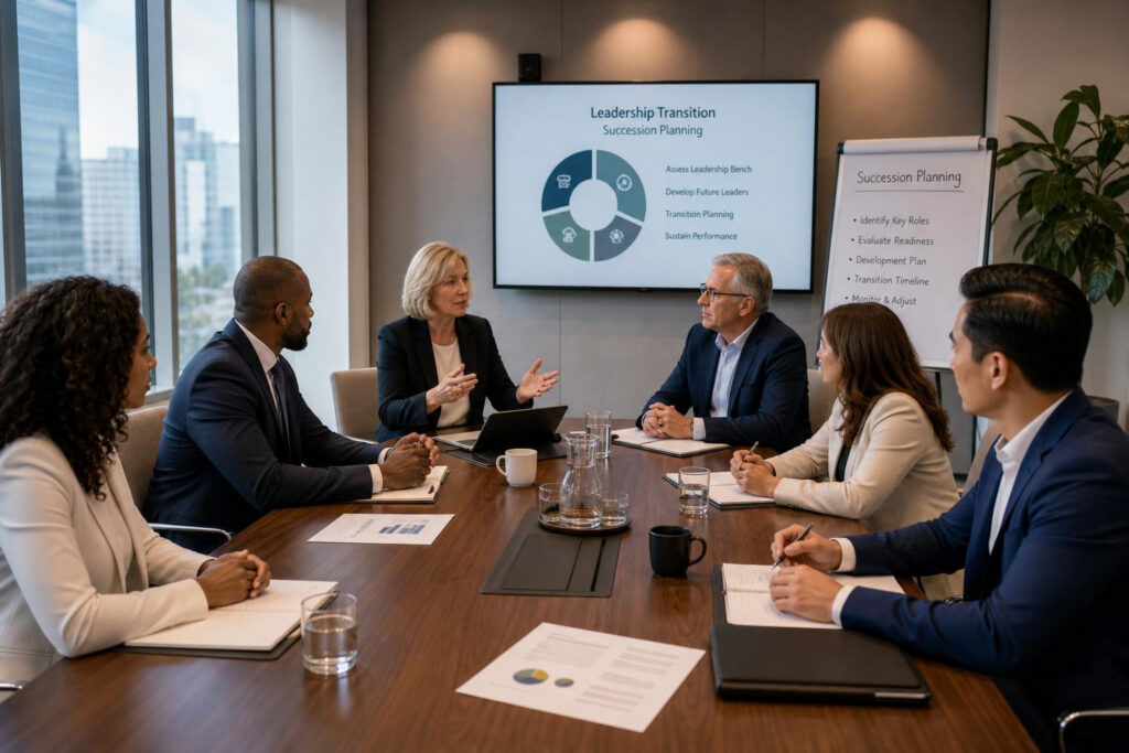 Executive succession planning boardroom leadership transition